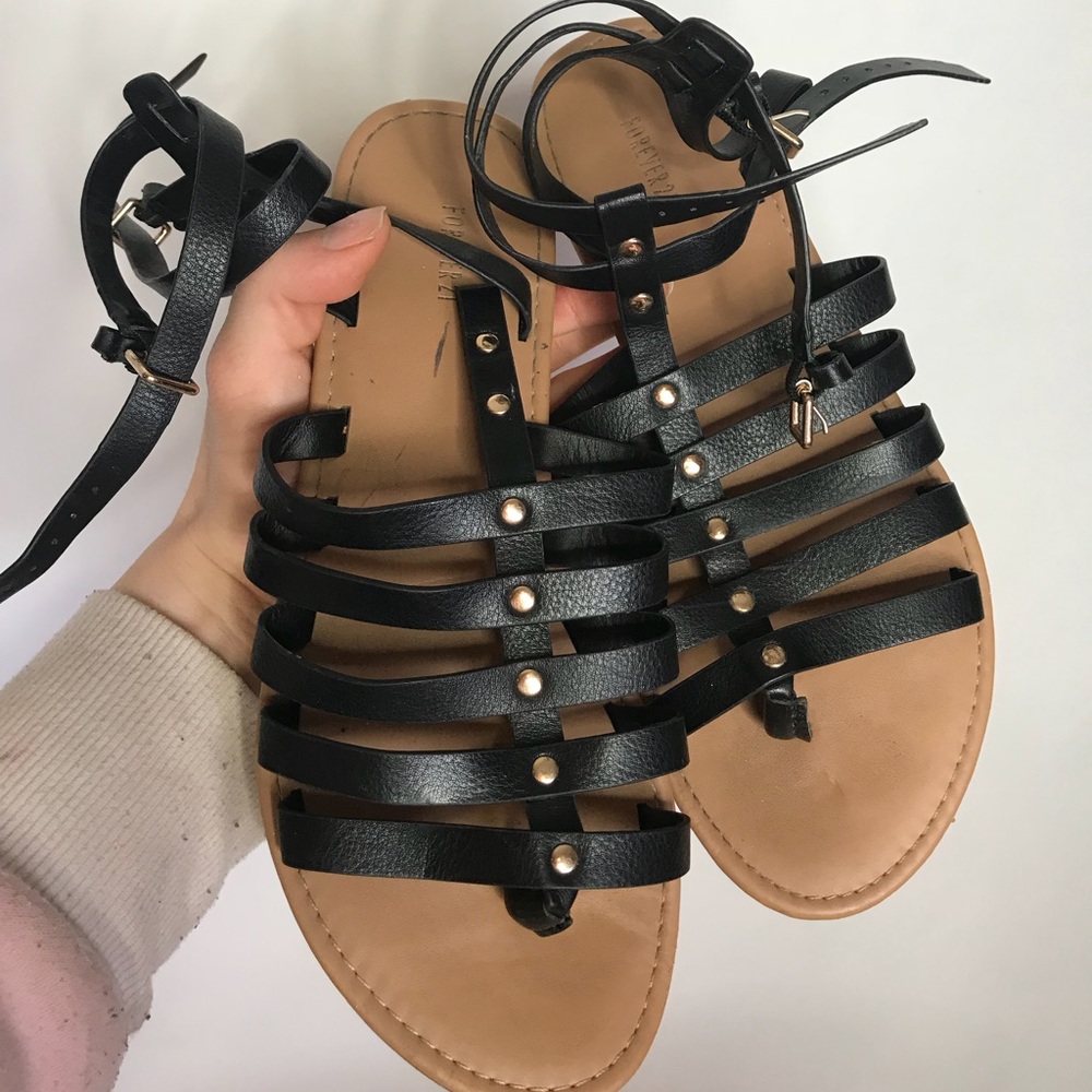 Forever 21 strappy gladiator sandals